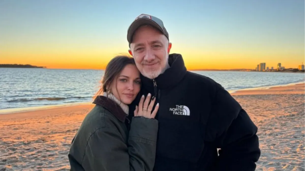Andy Kusnetzoff y Flor Suárez viajaron a la Patagonia con sus hijos: nieve, lago y una experiencia especial