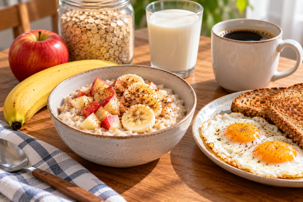 Cómo preparar un desayuno económico y saciante con alimentos que tenés en casa