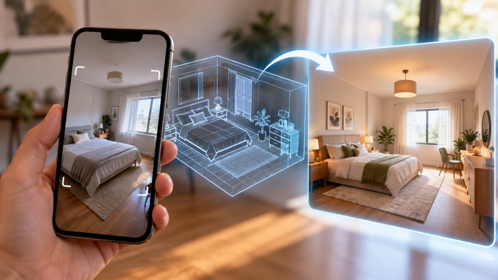 La inteligencia artificial que rediseña una habitación a partir de una foto y permite probar otra decoración