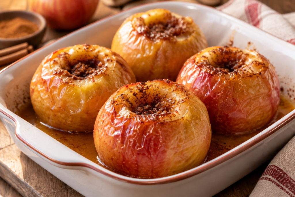 Manzanas al horno con 4 ingredientes: la receta fácil que se prepara en pocos minutos