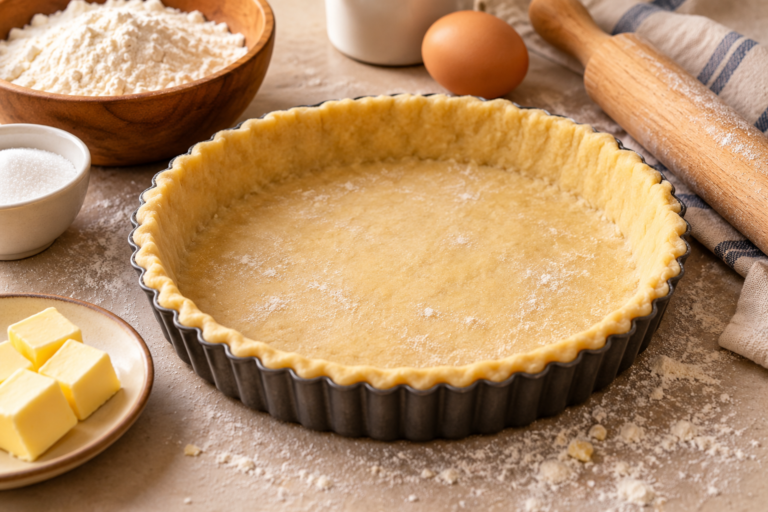 Masa casera fácil para tarta dulce: receta paso a paso