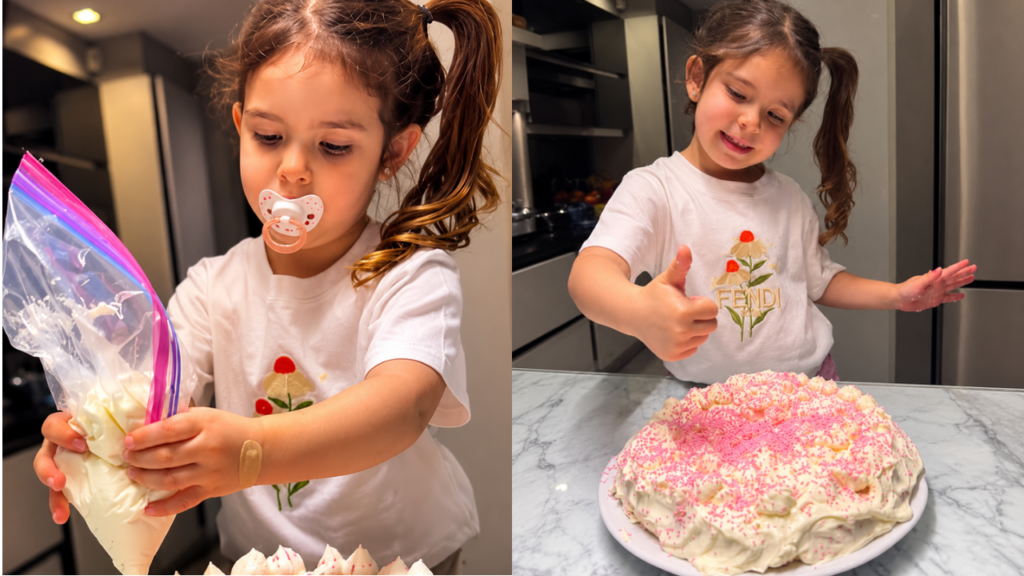 Barby Franco mostró la sorpresa que le prepararon Fernando Burlando y Sarah por su cumpleaños