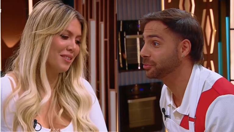 Wanda Nara y Grego Rossello subieron la apuesta en MasterChef: “¿Sale chape hoy?”