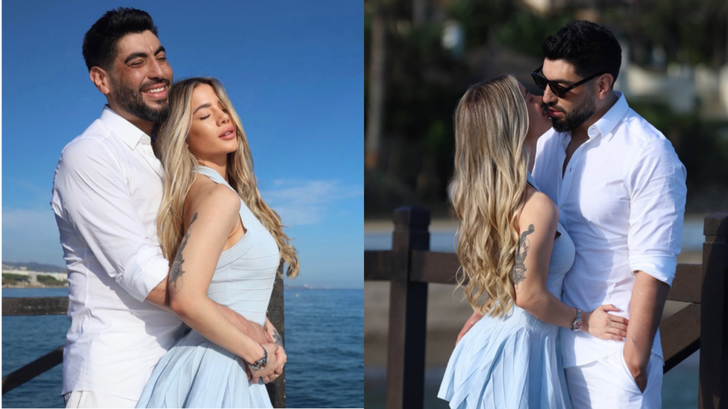 Candela Arizaga y Facundo Moyano en España: las fotos románticas y el gesto que alimentó rumores de compromiso